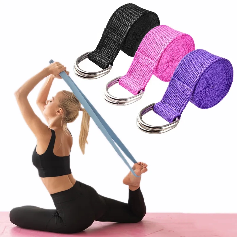 Pilates Ring Circle - 183*3.8cm Yoga Strap Cotton Exercise Yoga
