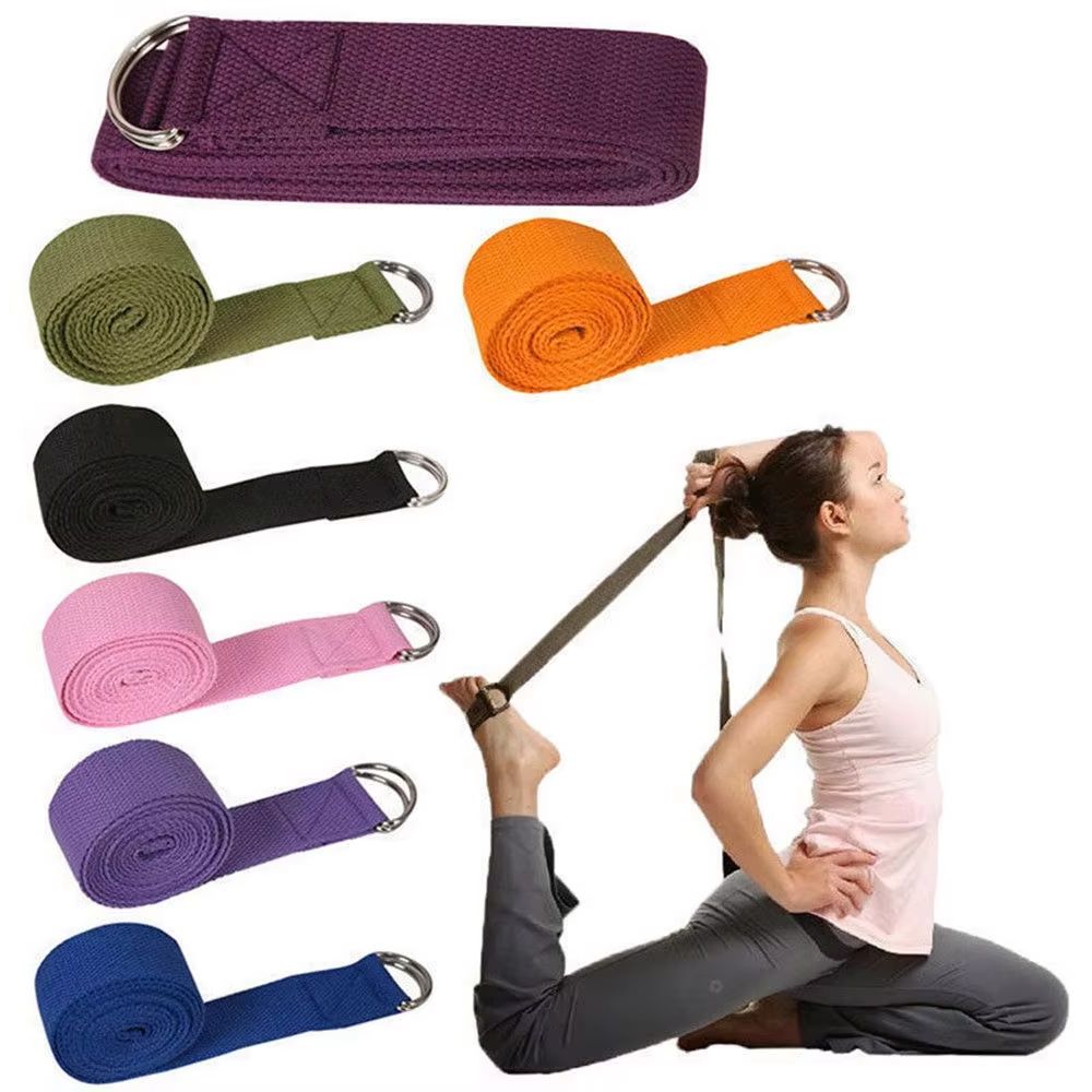 Pilates Ring Circle - 180cm Sport Yoga Strap Durable Cotton