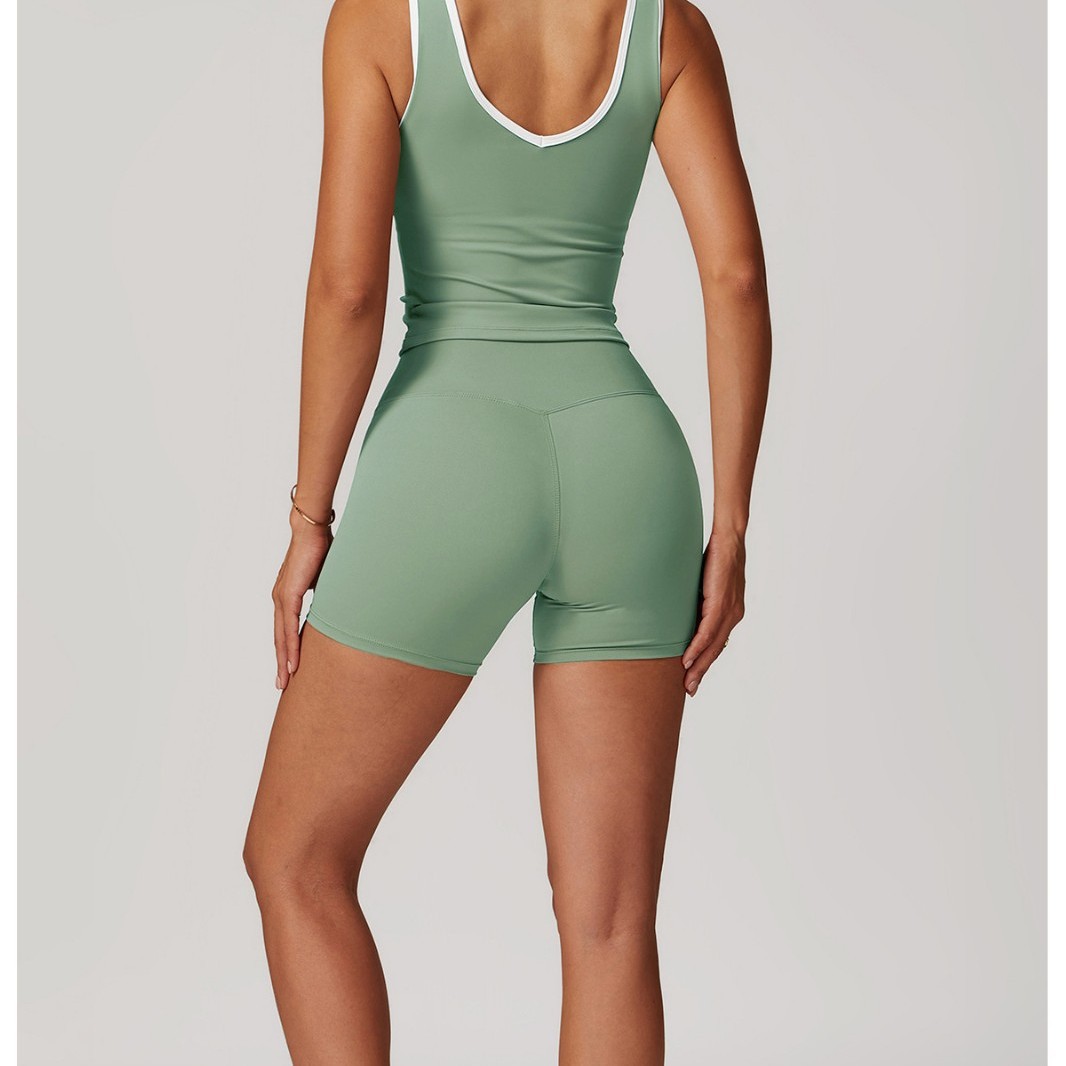 Cross Back High Waist Yoga Set - Yoga Health & Fitness Centre ulasan dan harga