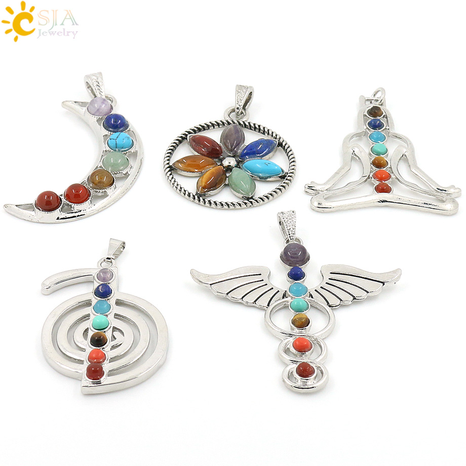 CSJA Chakras Natural Stone Cry - Yoga Health & Fitness Centre ulasan dan harga