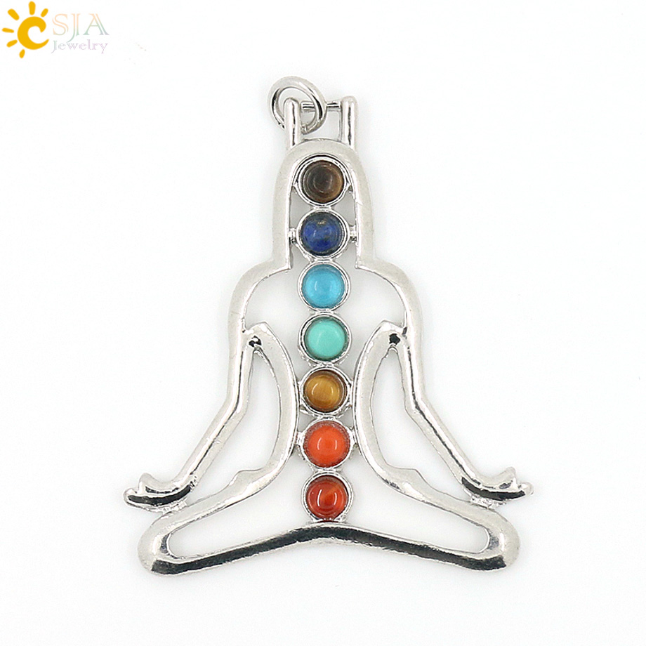 CSJA Chakras Natural Stone Cry - Yoga Health & Fitness Centre ulasan dan harga