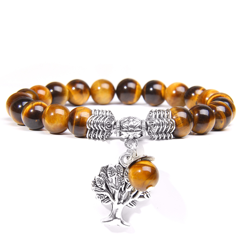 Women Bracelets Men Charm Natu - Yoga Health & Fitness Centre ulasan dan harga
