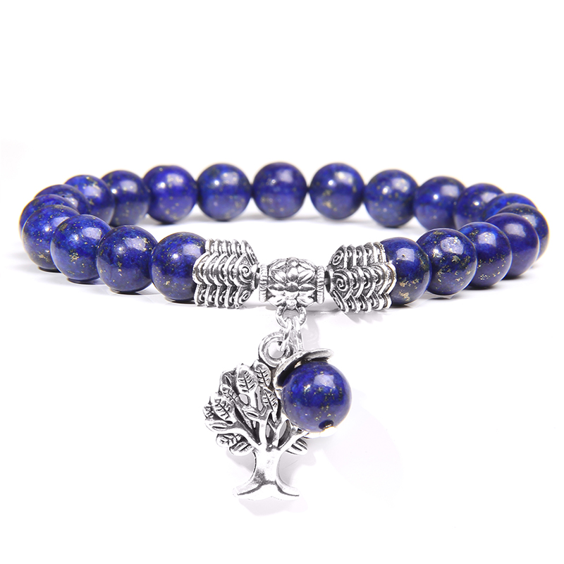 Women Bracelets Men Charm Natu - Yoga Health & Fitness Centre ulasan dan harga
