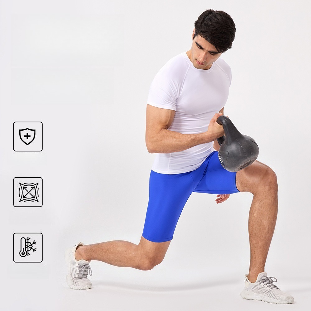 Men 5 Inch Compression Yoga Sh - Yoga Fitness For Men ulasan dan harga