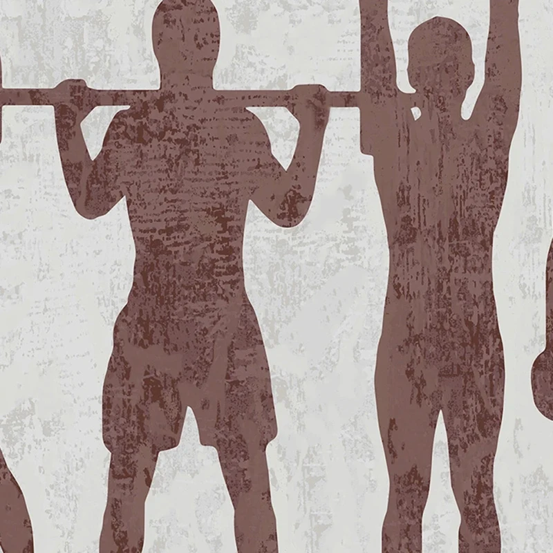 Custom Modern Sports Pattern W - Yoga Fitness Wallpaper ulasan dan harga