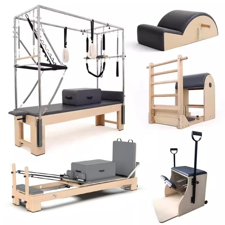 5 Pcs Yoga Pilates Set Wood Pi - Yoga Fitness Reformer ulasan dan harga