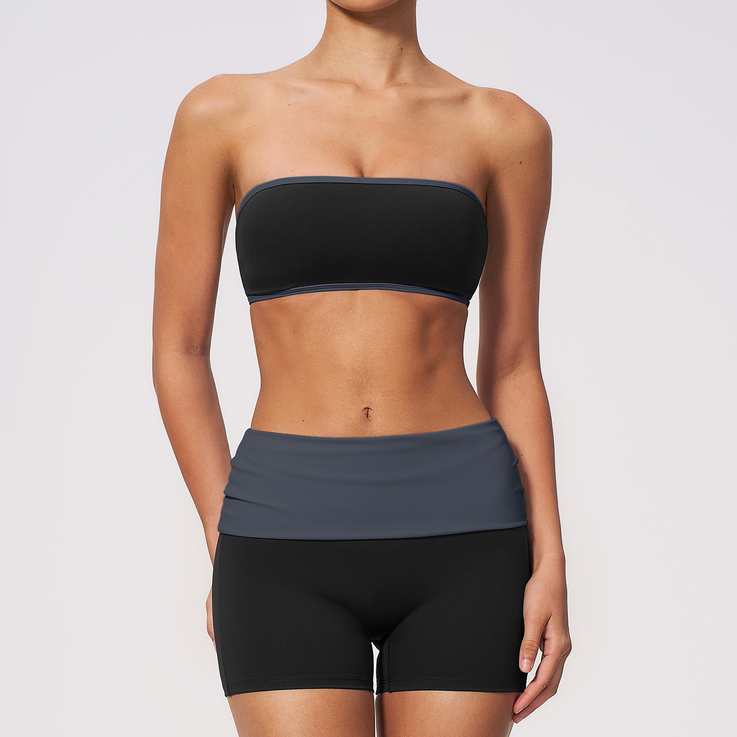 Women Nylon Two Piece Fitness  - Yoga Và Fitness ulasan dan harga