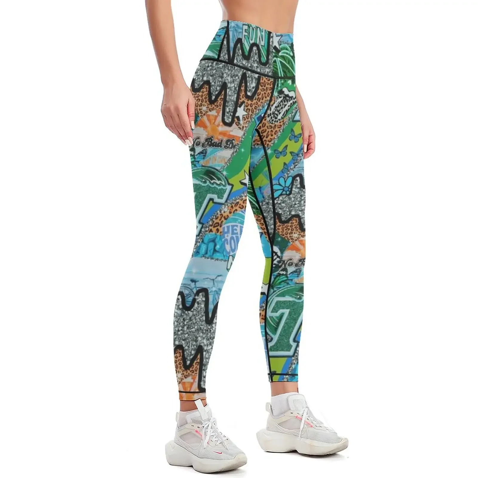 TU WALLPAPER Leggings Women's  - Yoga Fitness Wallpaper ulasan dan harga