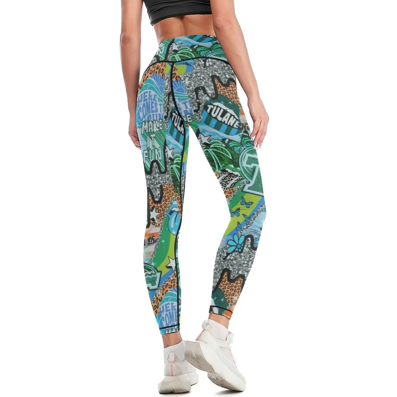 TU WALLPAPER Leggings Women's  - Yoga Fitness Wallpaper ulasan dan harga