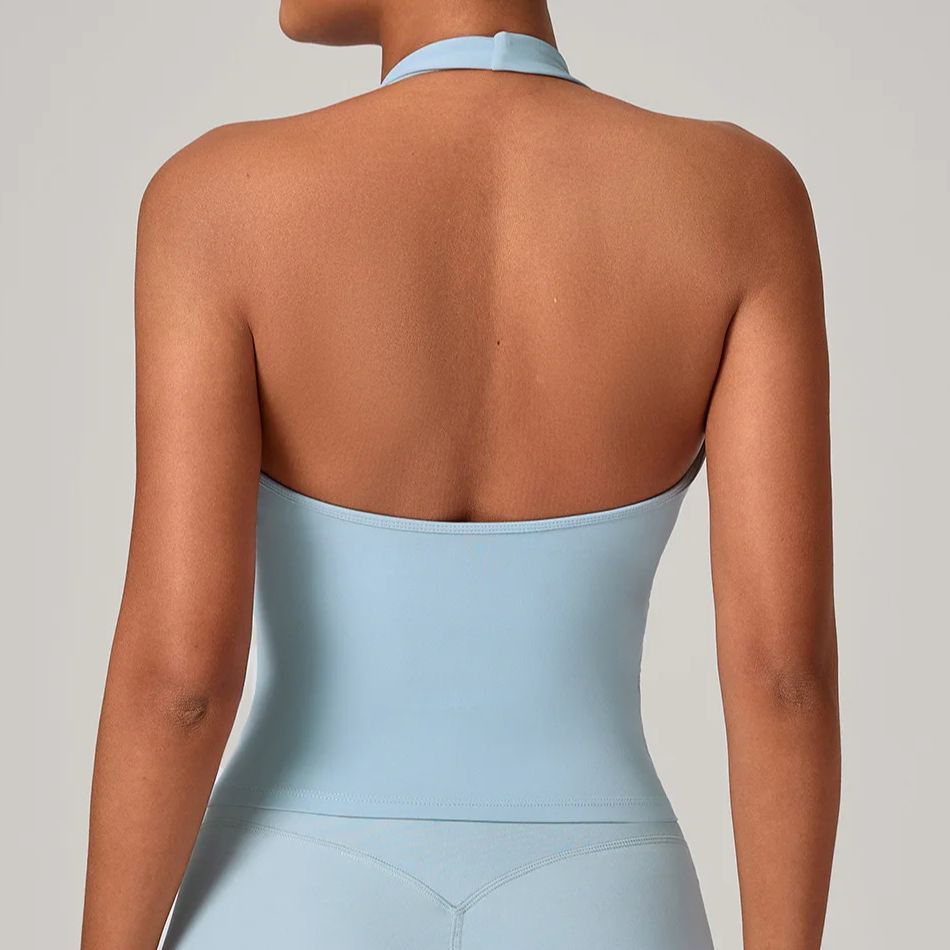 Ningyu Wrinkled V-neck Hanging - Yoga Và Fitness ulasan dan harga