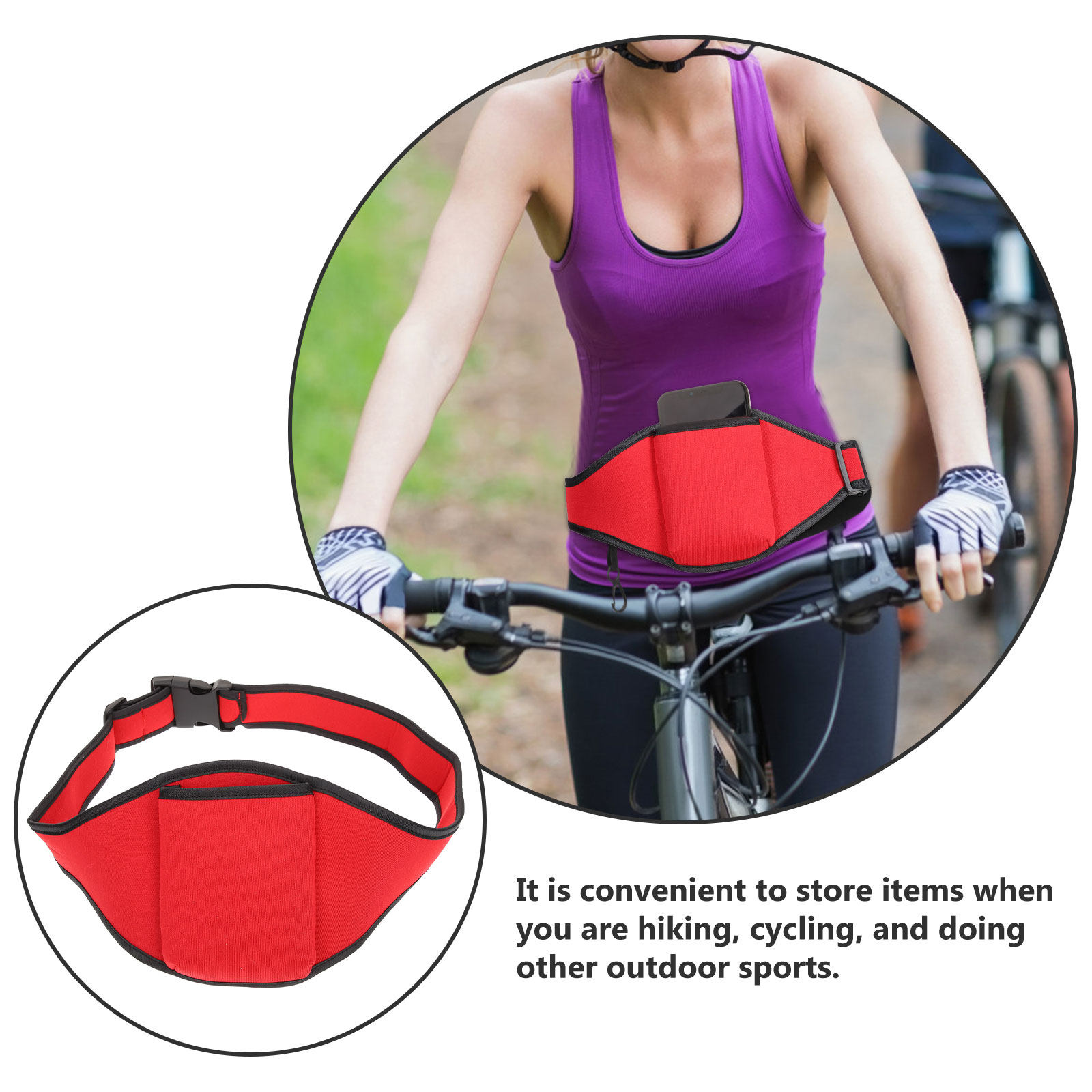 Premium Microphone Belt Bag Ad - Yoga And Fitness Instructor ulasan dan harga