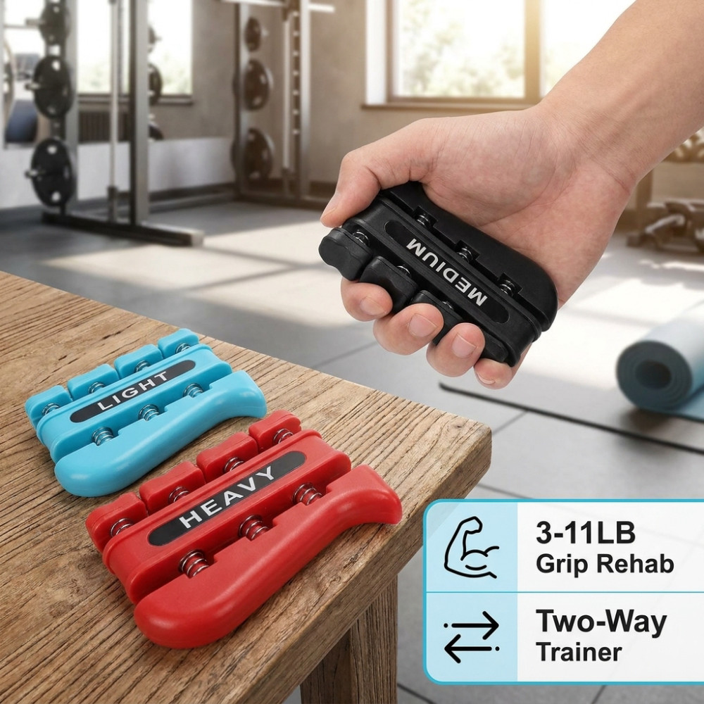 Finger Trainer 3/7/11/14LB Han - Grip Strengthener Hand ulasan dan harga