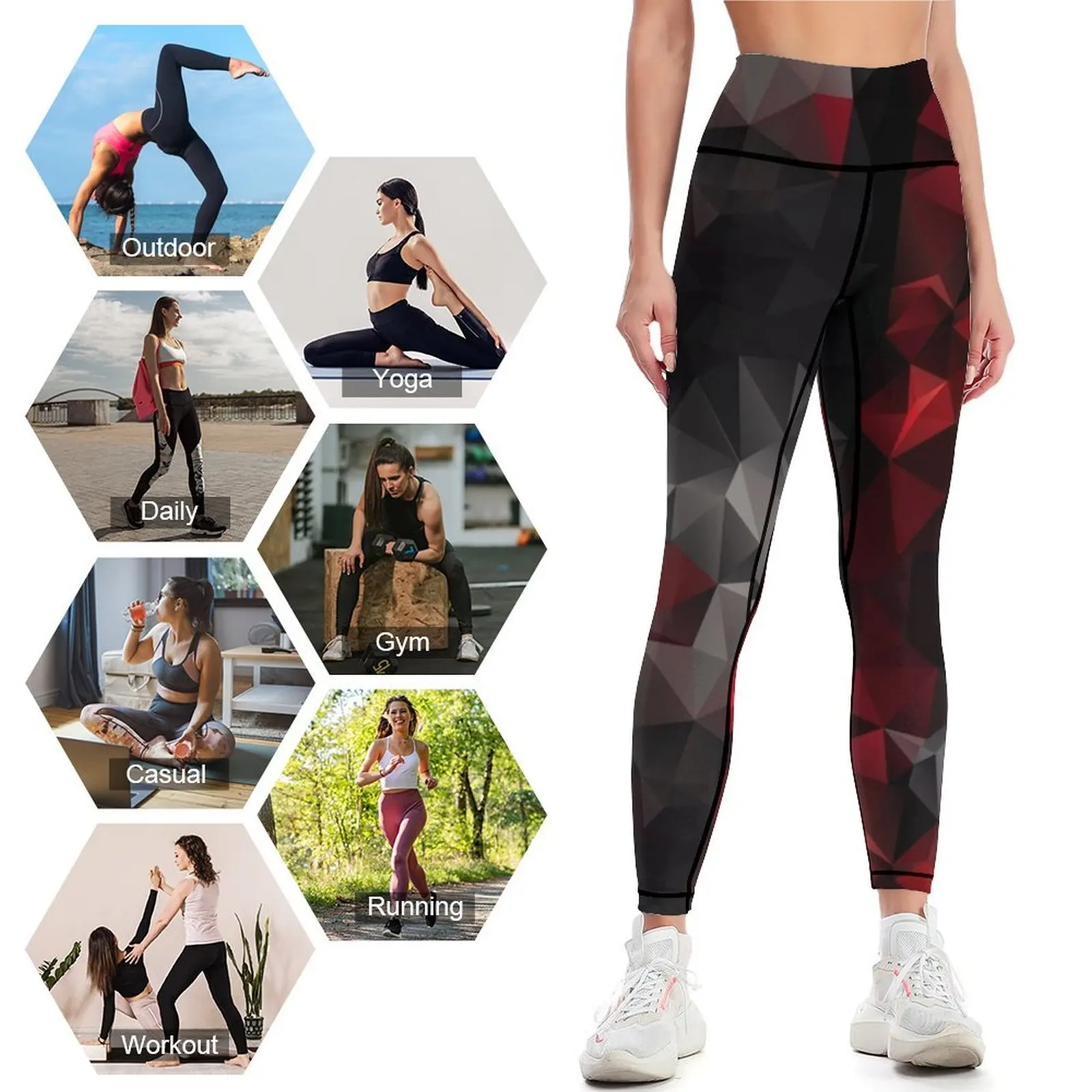 Abstract background of triangl - Yoga Fitness Wallpaper ulasan dan harga