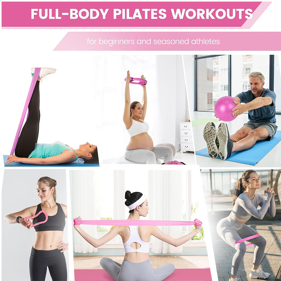 Customized LOGO 5-Piece Home G - Pilates Ring Circle ulasan dan harga