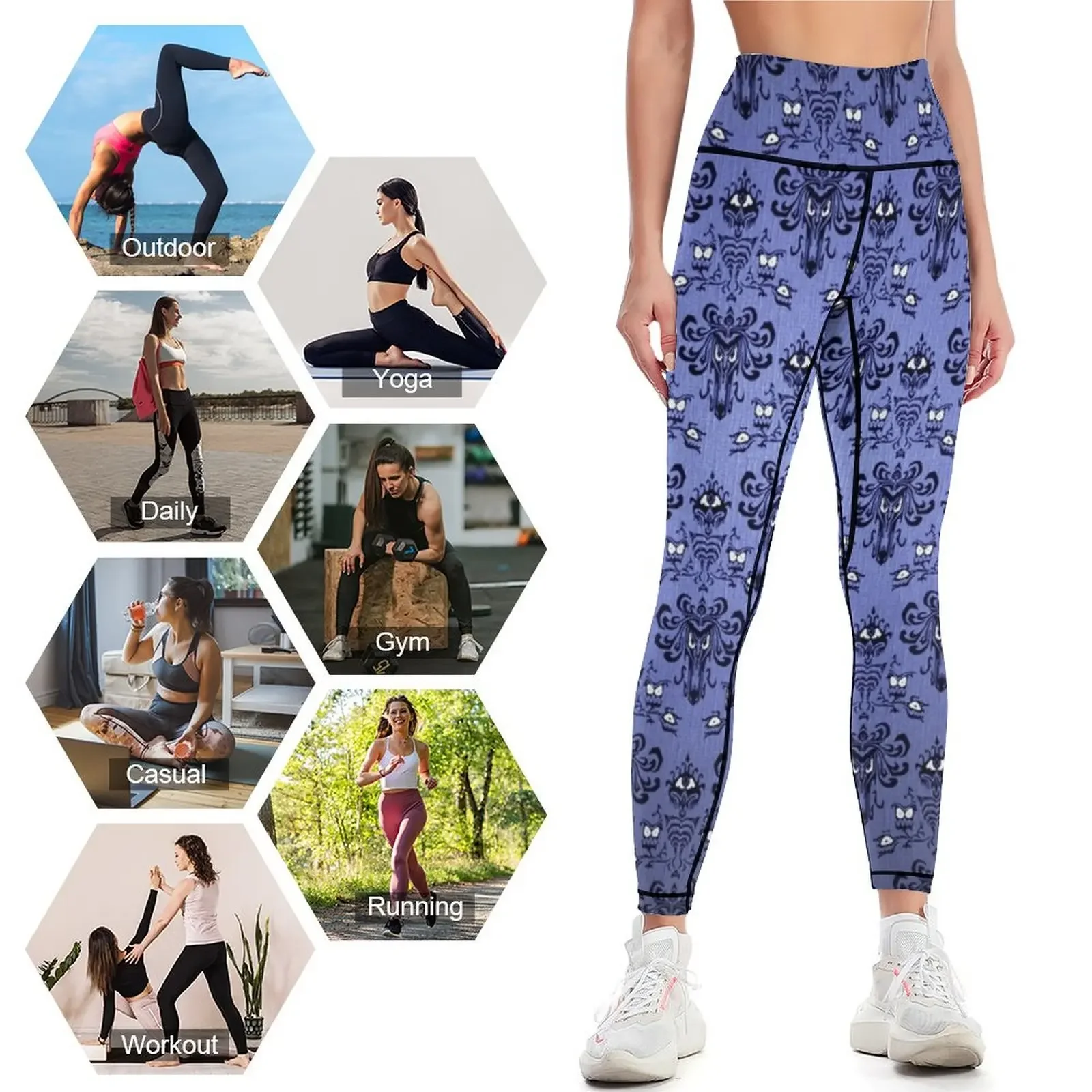 Haunted Mansion Wallpaper Legg - Yoga Fitness Wallpaper ulasan dan harga