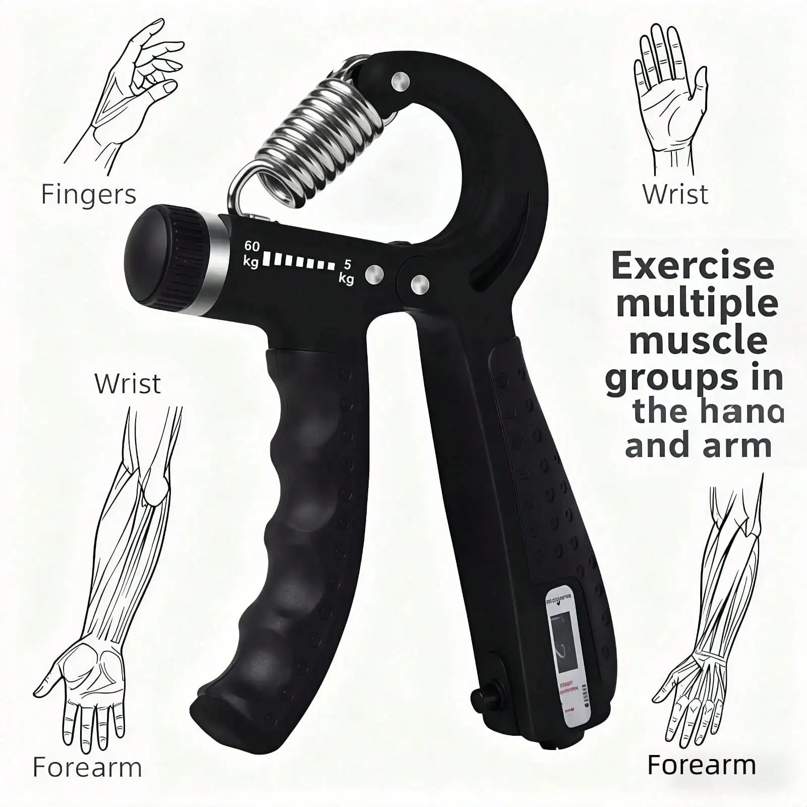 Adjustable Grip Strengthener W - Grip Strengthener Hand ulasan dan harga