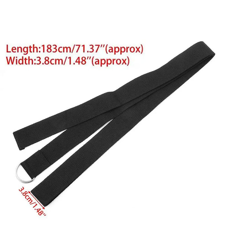 183*3.8cm Yoga Strap Cotton Ex - Pilates Ring Circle ulasan dan harga