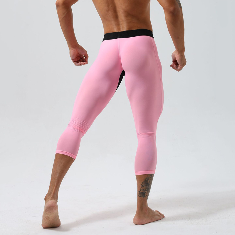 Men's High-Waist Compression T - Yoga Fitness For Men ulasan dan harga