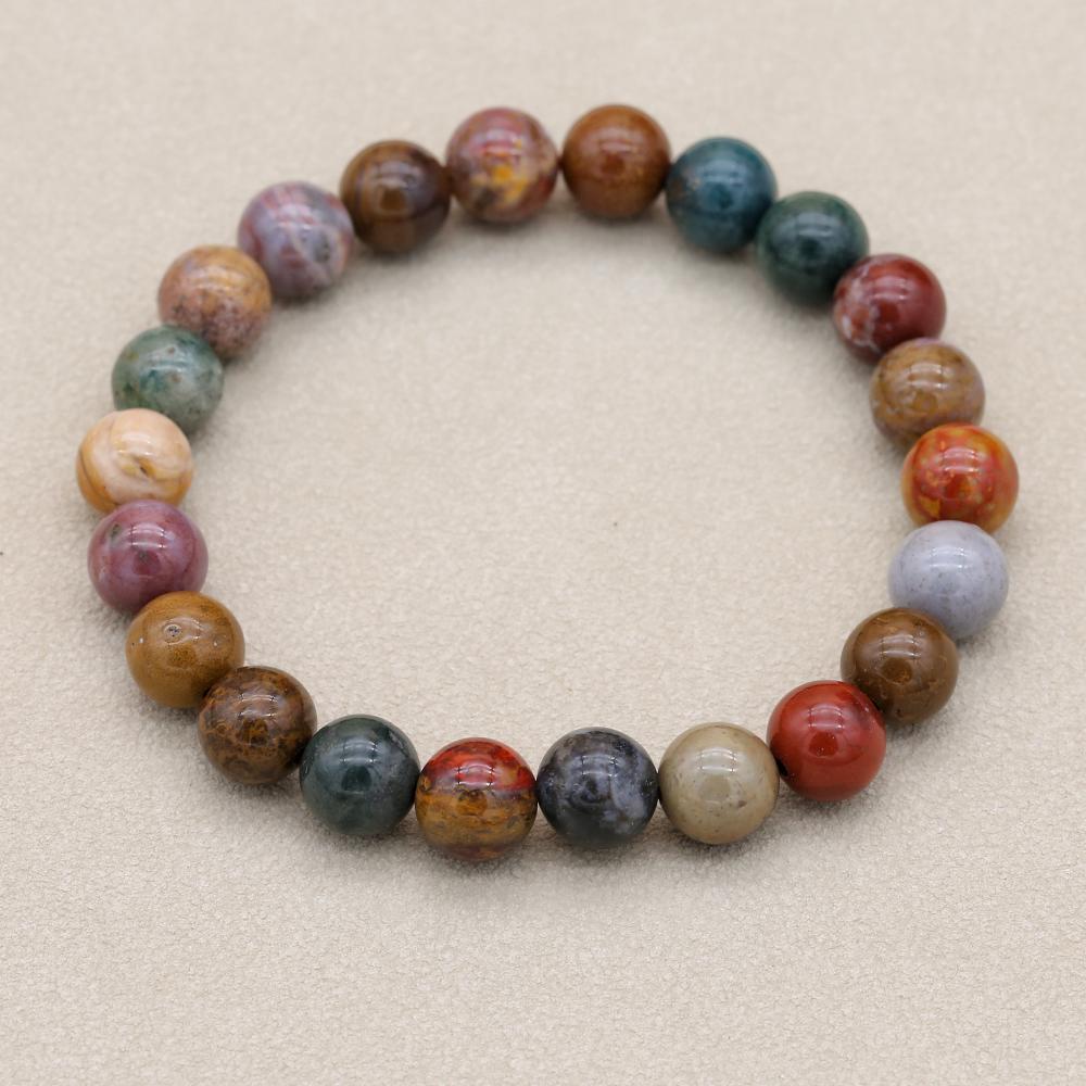 8mm Natural Stone Ocean Jasper - Yoga Health & Fitness Centre ulasan dan harga