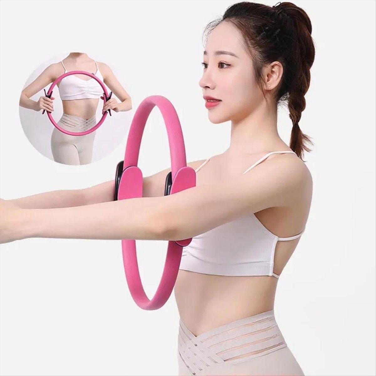 T34C Pilates Circle for & Scul - Pilates Ring Circle ulasan dan harga