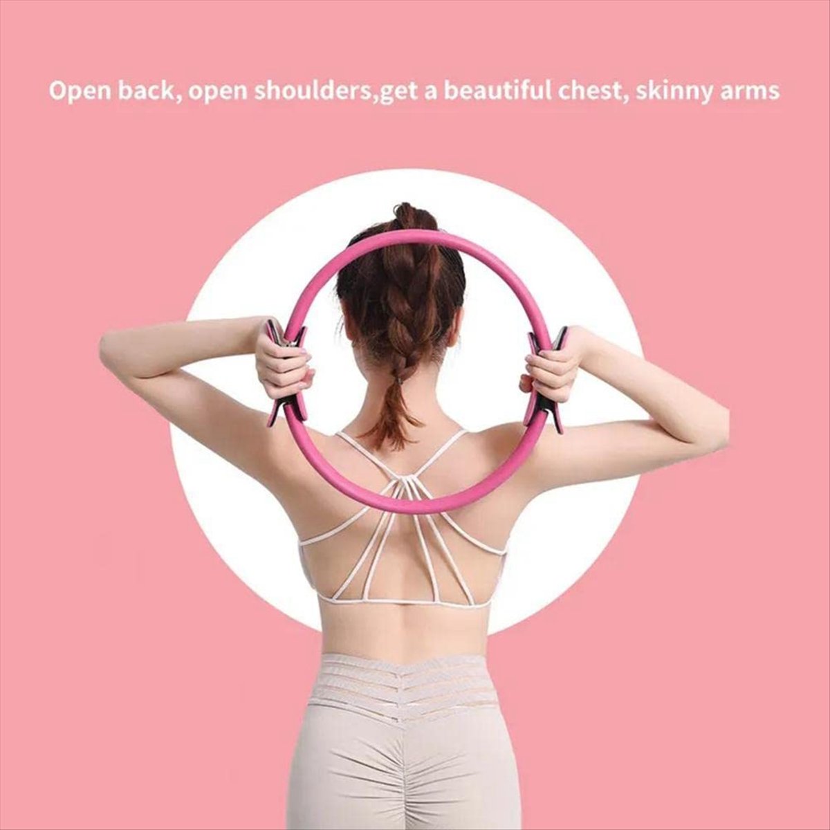 T34C Pilates Circle for & Scul - Pilates Ring Circle ulasan dan harga