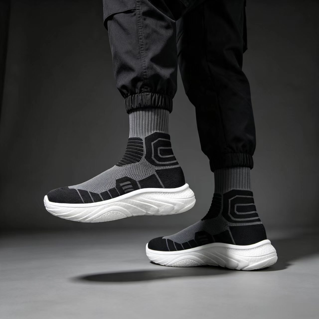Men High‑Top Sock Training Sho - Yoga Fitness For Men ulasan dan harga