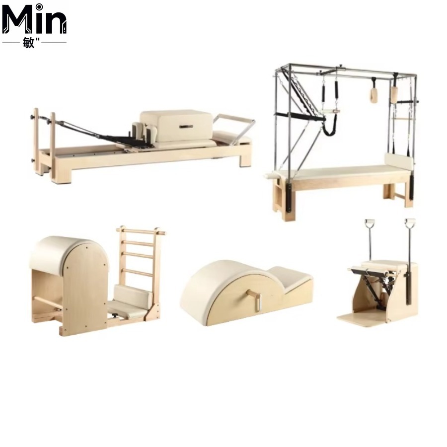 5 Pcs Set Wood Pilates Reforme - Yoga Fitness Reformer ulasan dan harga