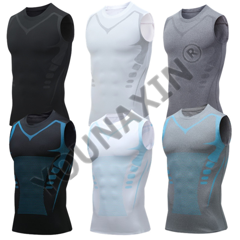3 Pieces Men's Sleeveless T-Sh - Yoga Fitness For Men ulasan dan harga
