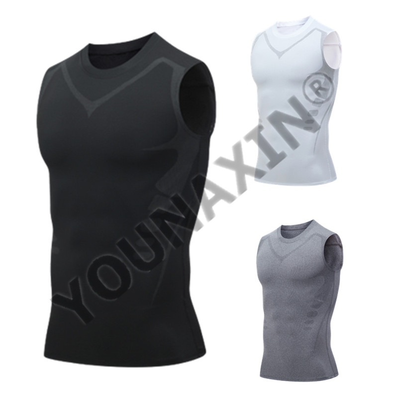 3 Pieces Men's Sleeveless T-Sh - Yoga Fitness For Men ulasan dan harga