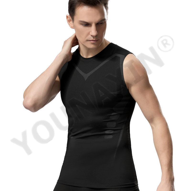 3 Pieces Men's Sleeveless T-Sh - Yoga Fitness For Men ulasan dan harga