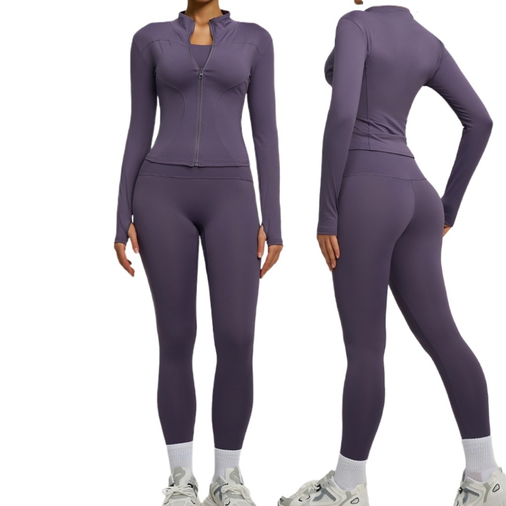 2PCS Jacket Yoga Sets Women Lo - Yoga Và Fitness ulasan dan harga