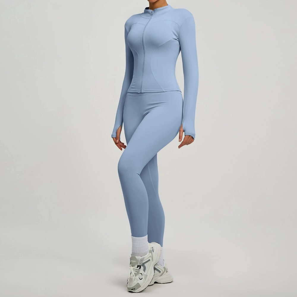 2PCS Jacket Yoga Sets Women Lo - Yoga Và Fitness ulasan dan harga