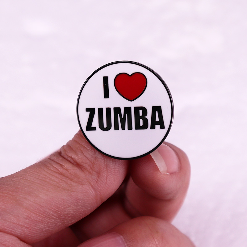 i Love Zumba Enamel Pin fun hi - Zumba & Yoga Fitness By Anushree Pune Reviews ulasan dan harga
