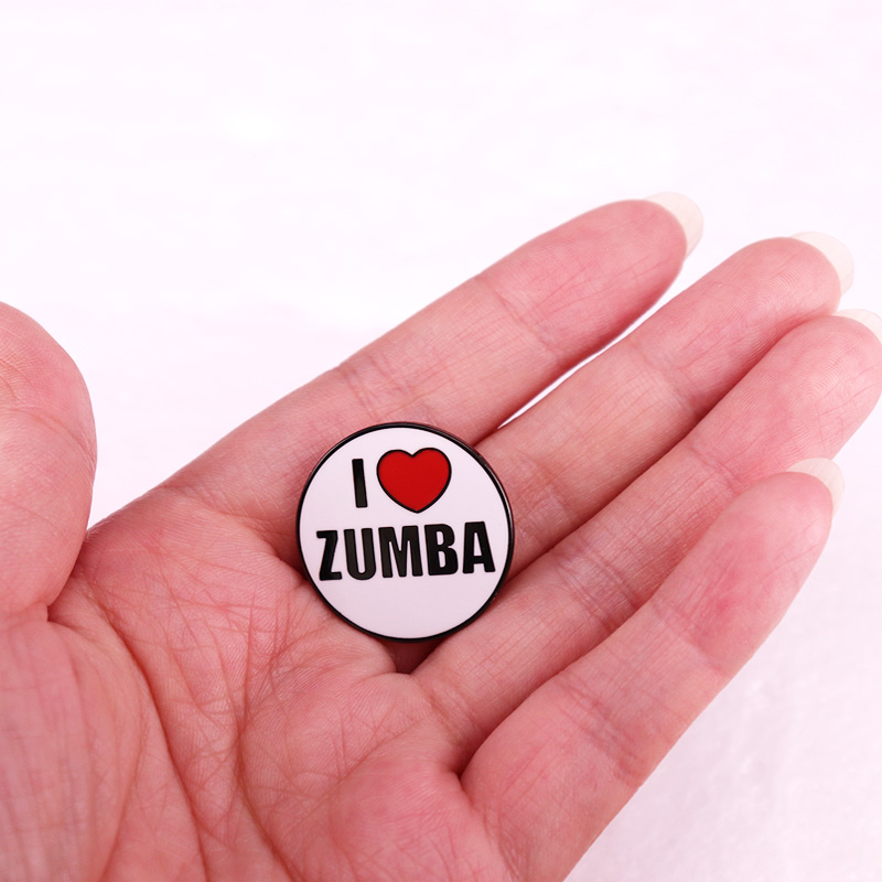 i Love Zumba Enamel Pin fun hi - Zumba & Yoga Fitness By Anushree Pune Reviews ulasan dan harga
