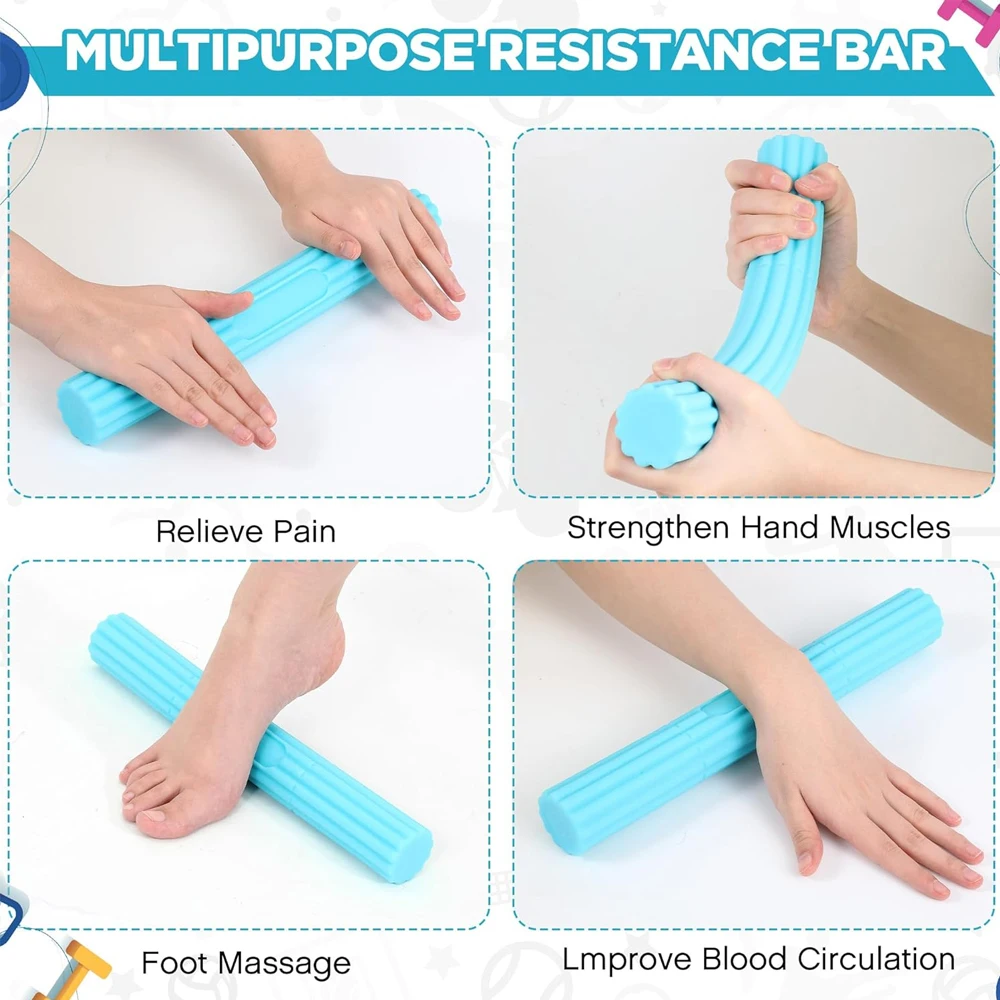 1Pcs Flex Therapy Bar Strength - Grip Strengthener Hand ulasan dan harga